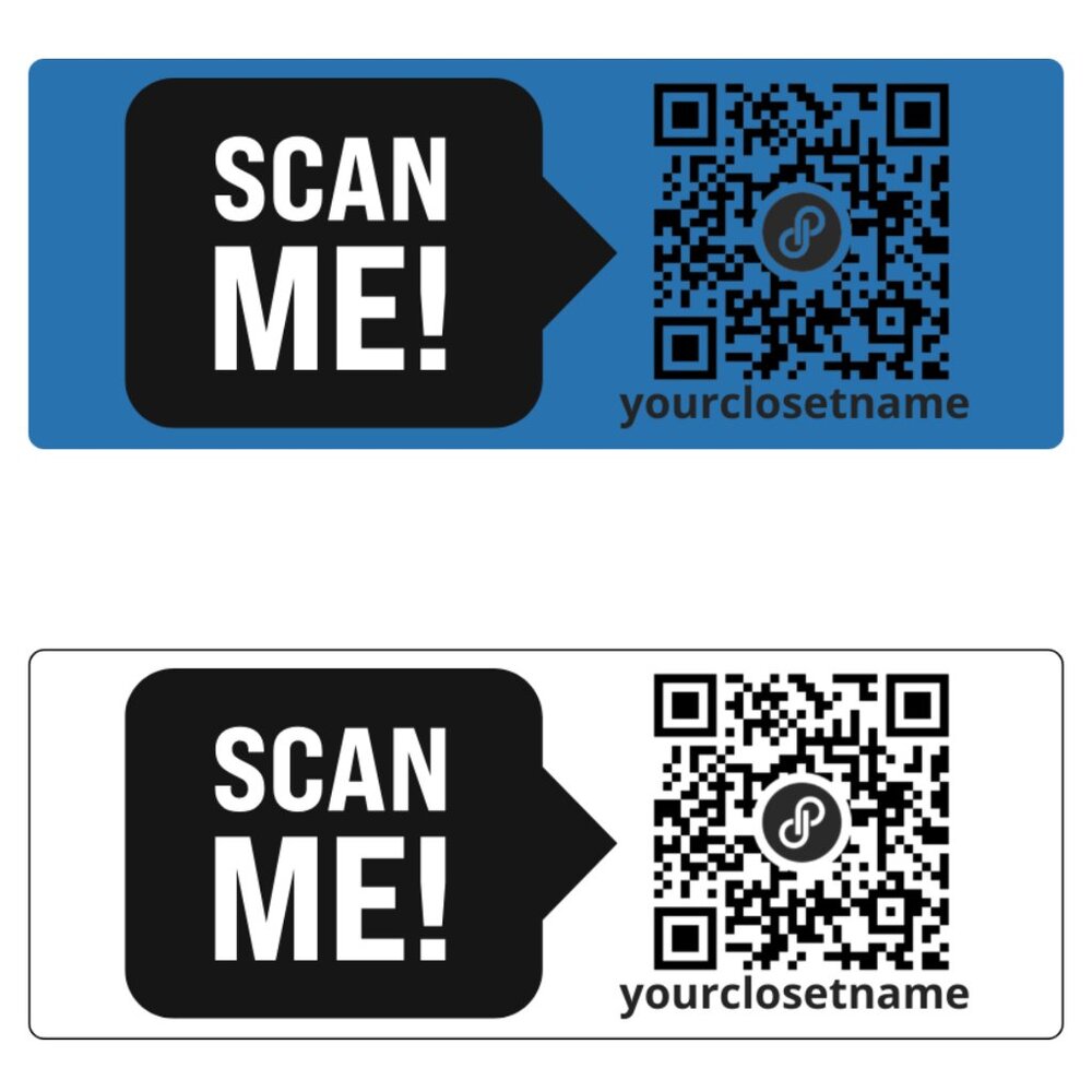 180 Multicolors Sticker Labels MATTE PAPER QR CODE - Picture 4 of 4